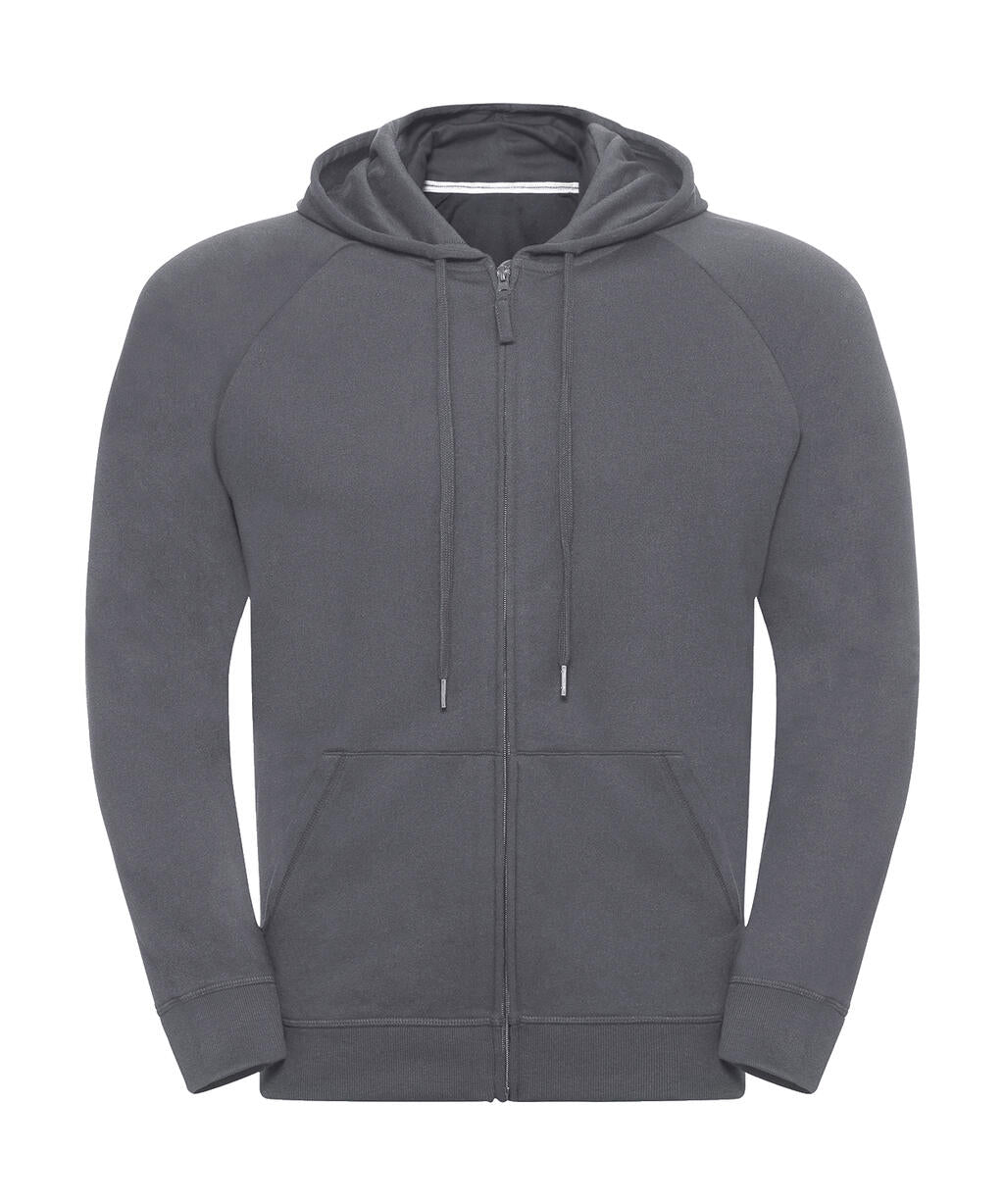 Men's HD Zipped Hood Sweat in Farbe Convoy Grey
