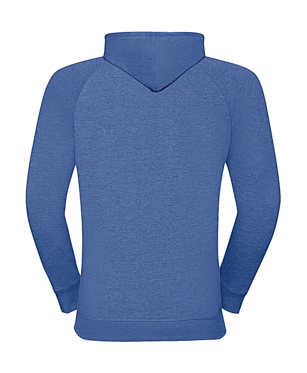 Men's HD Zipped Hood Sweat in Farbe White