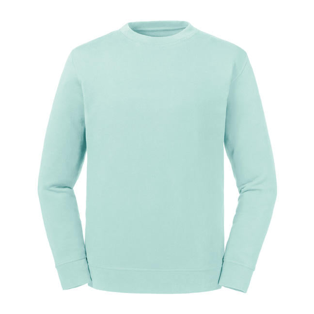 Pure Organic Reversible Sweat in Farbe Aqua