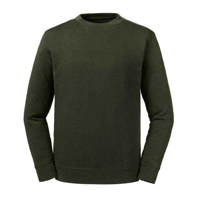 Pure Organic Reversible Sweat in Farbe Dark Olive