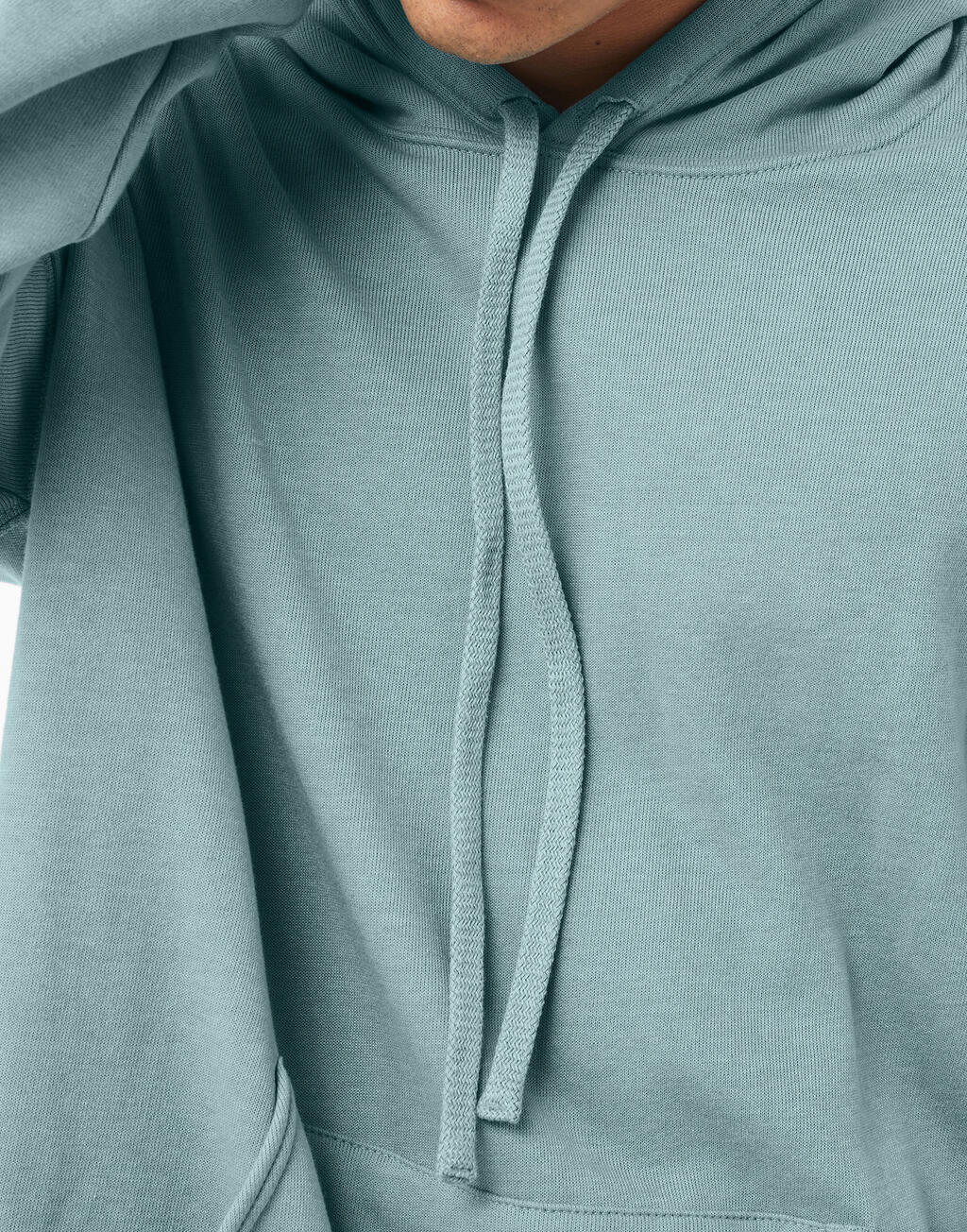 Unisex Sponge Fleece Pullover DTM Hoodie in Farbe Heather Stone