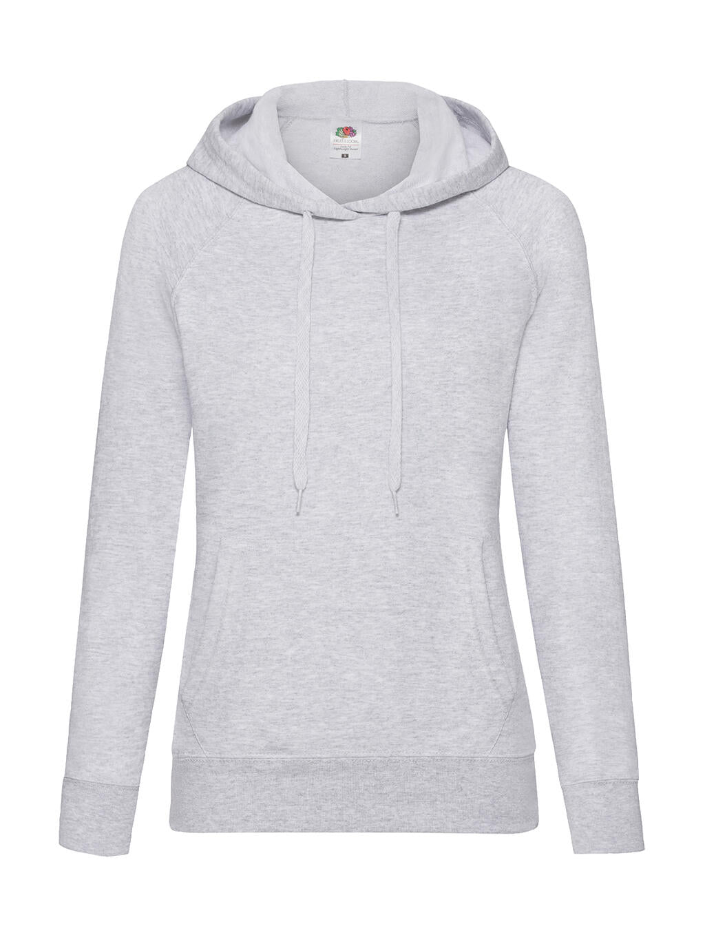Ladies' Lightweight Hooded Sweat in Farbe Heather Grey