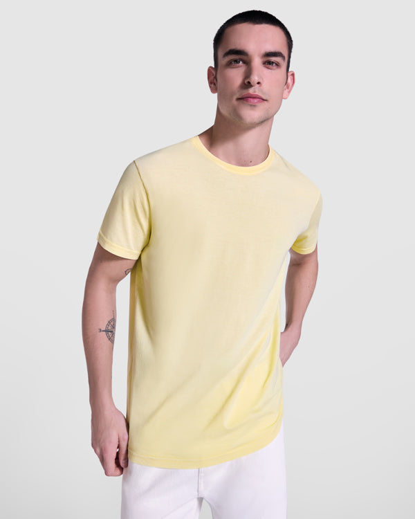 T-Shirt Corgi in Farbe Amarillo Sweet Lavado