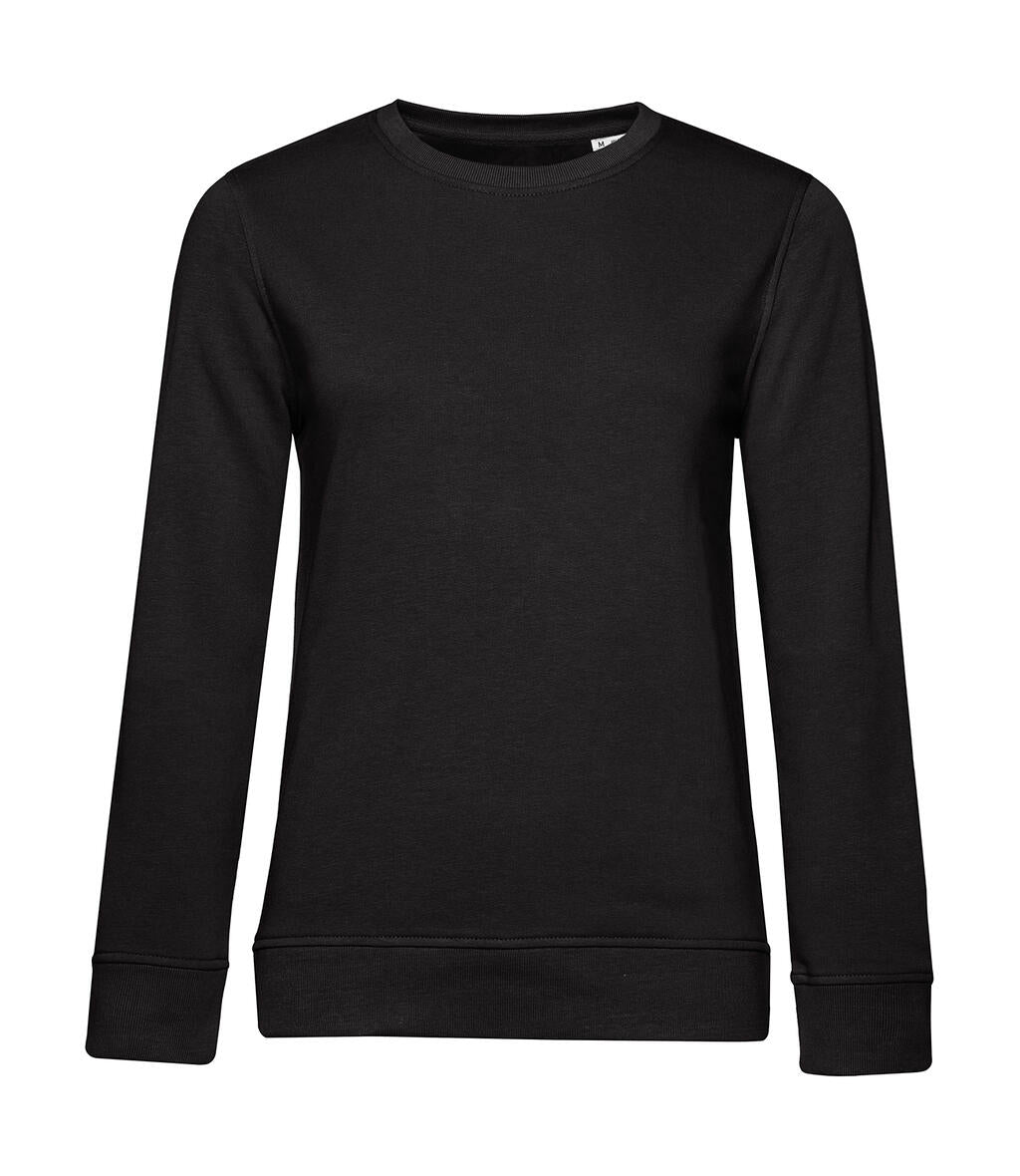 Organic Inspire Crew Neck /women in Farbe Black Pure