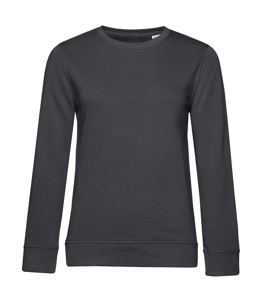 Organic Inspire Crew Neck /women in Farbe Asphalt