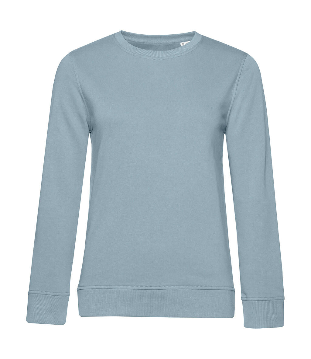 Organic Inspire Crew Neck /women in Farbe Blue Fog