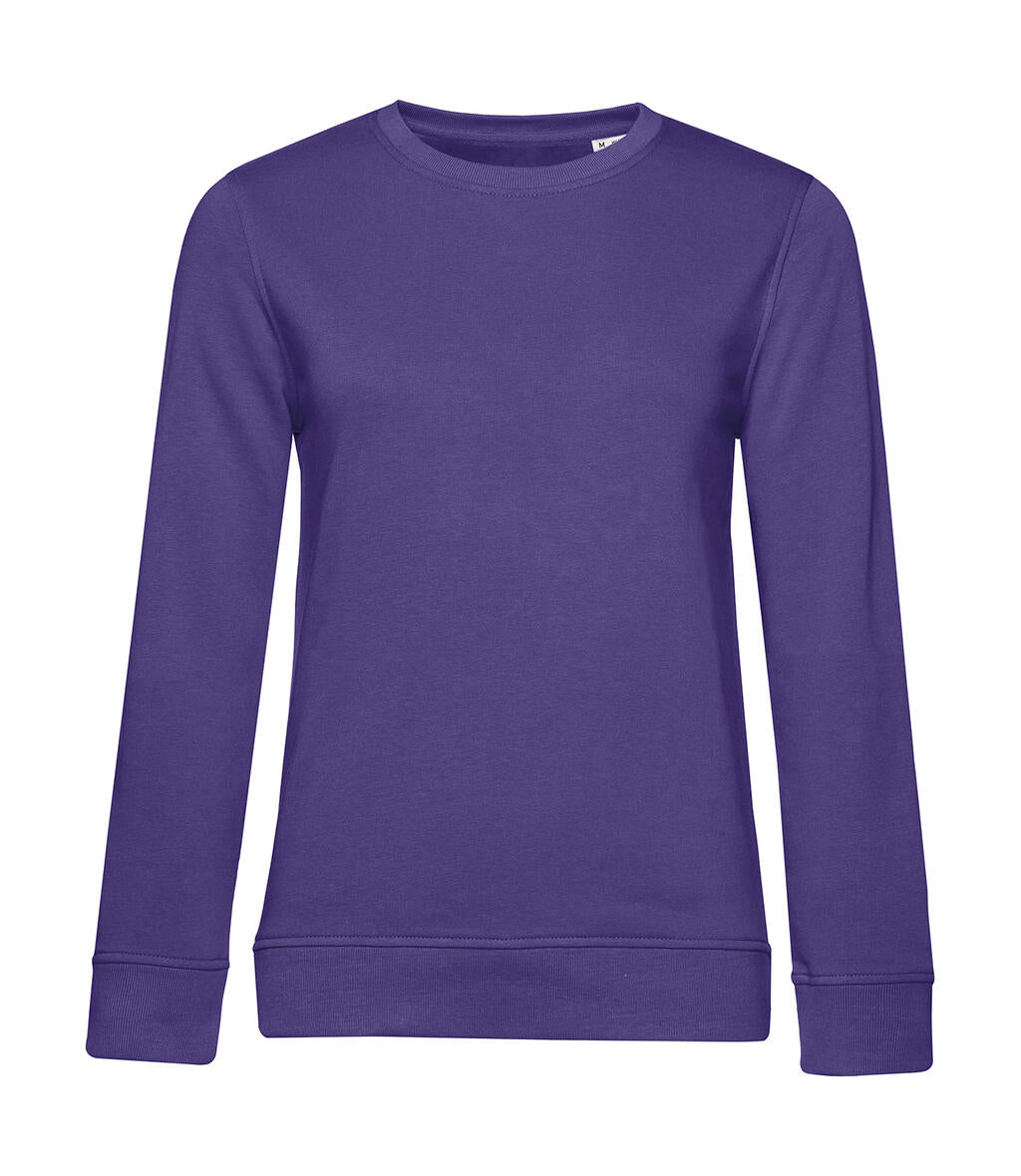 Organic Inspire Crew Neck /women in Farbe Radiant Purple