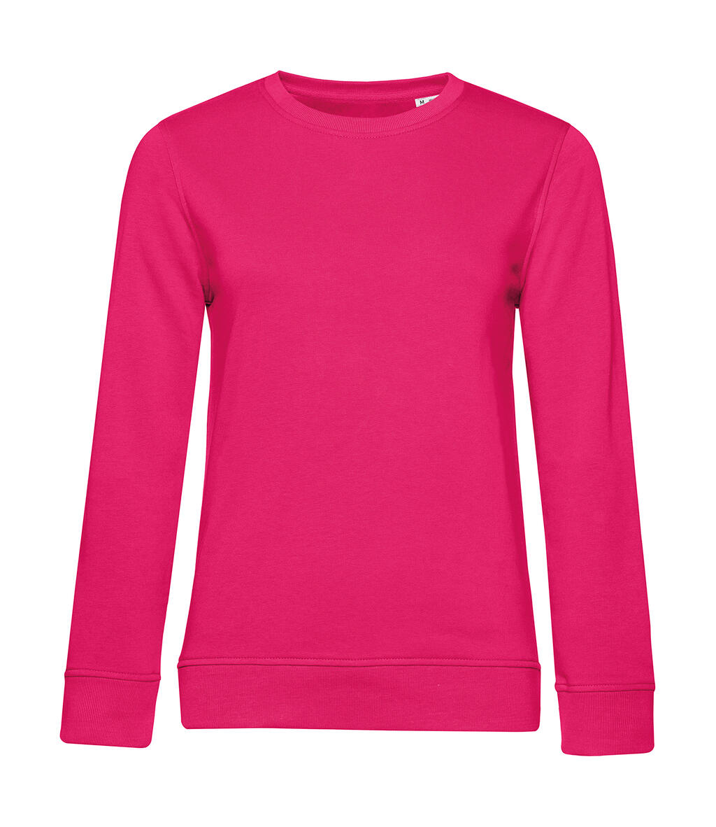 Organic Inspire Crew Neck /women in Farbe Magenta Pink
