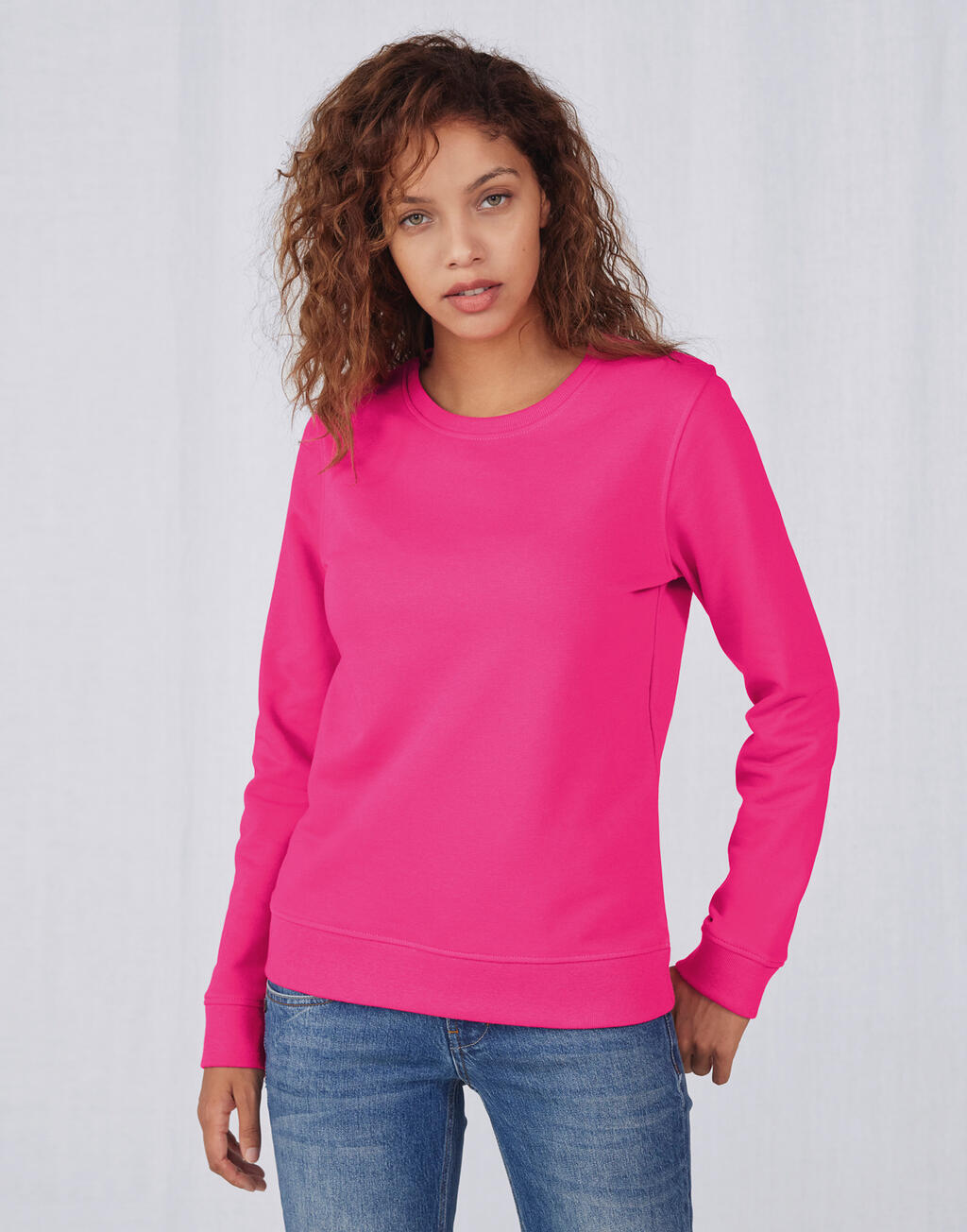 Organic Inspire Crew Neck /women in Farbe White