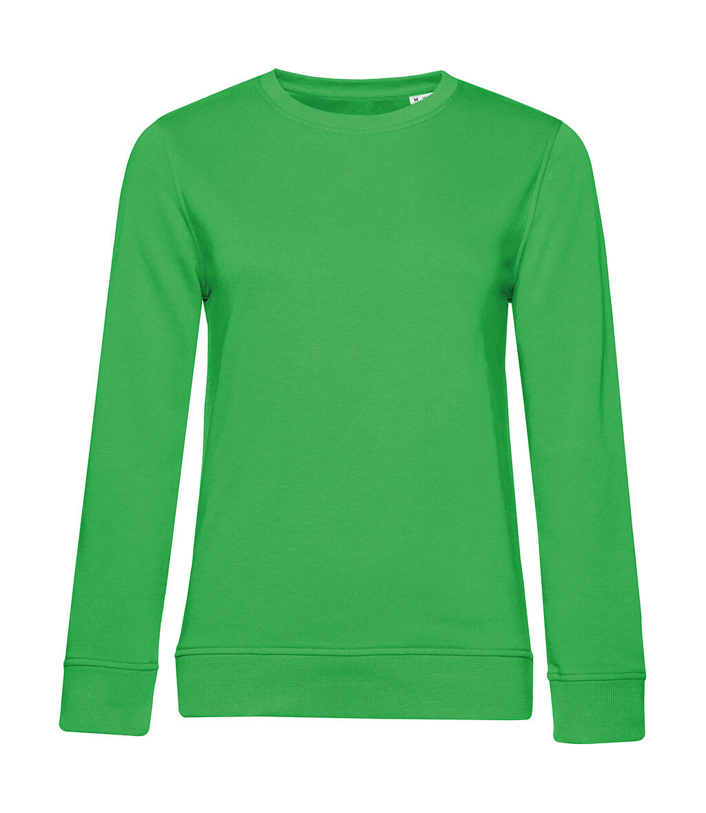 Organic Inspire Crew Neck /women in Farbe Apple Green