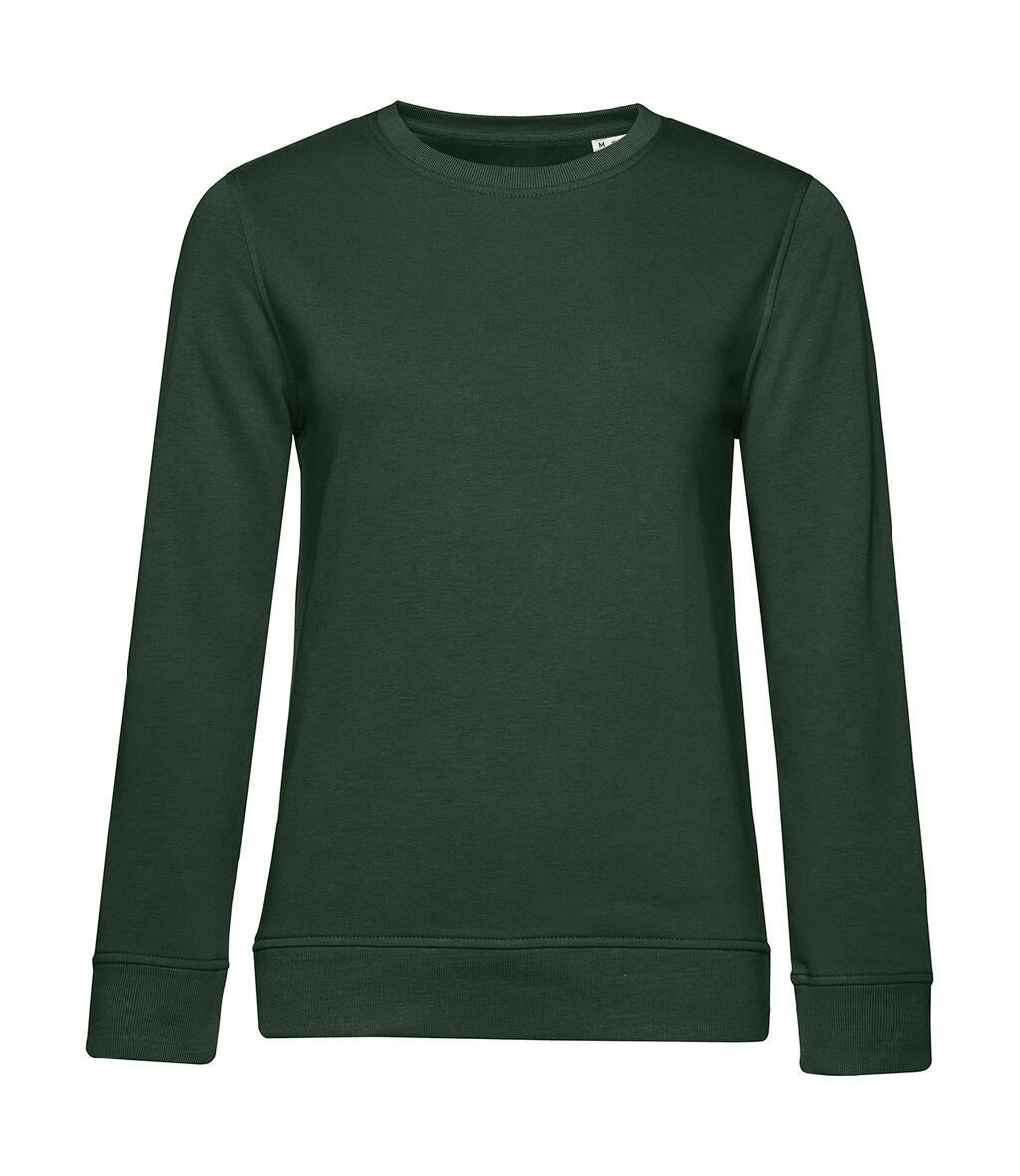 Organic Inspire Crew Neck /women in Farbe Forest Green