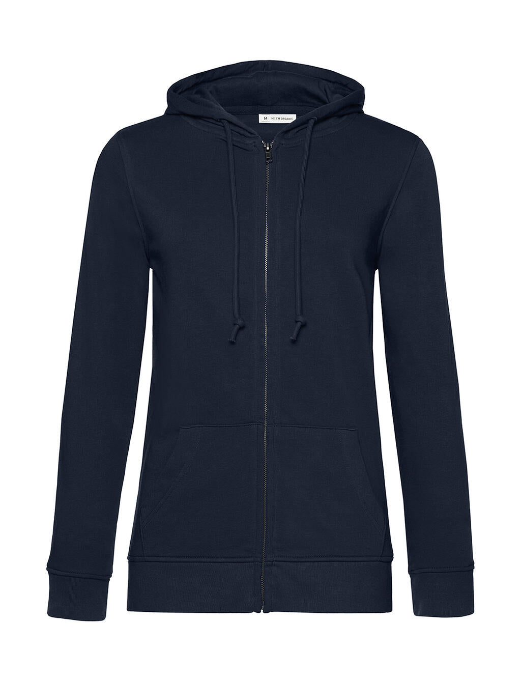 Organic Inspire Zipped Hood /women_° in Farbe Navy Blue