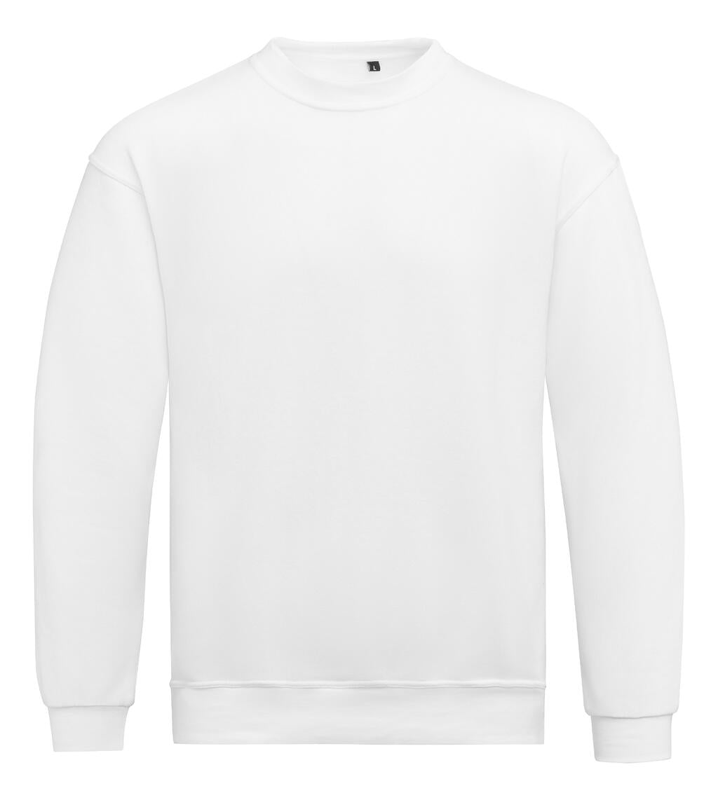 Unisex Crew Sweat in Farbe White