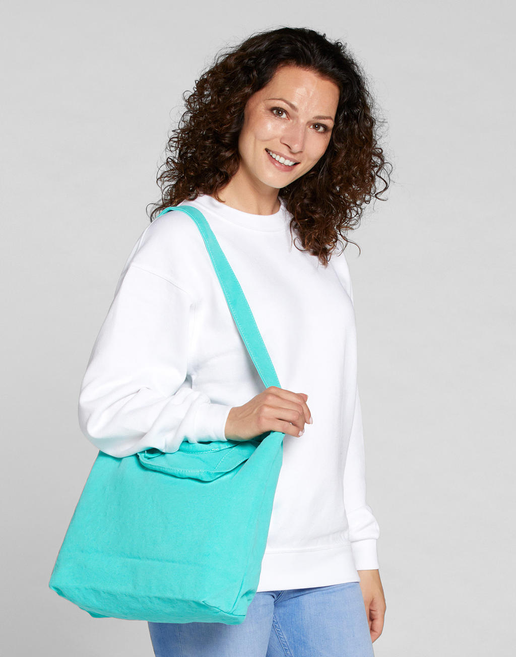 Unisex Crew Sweat in Farbe White