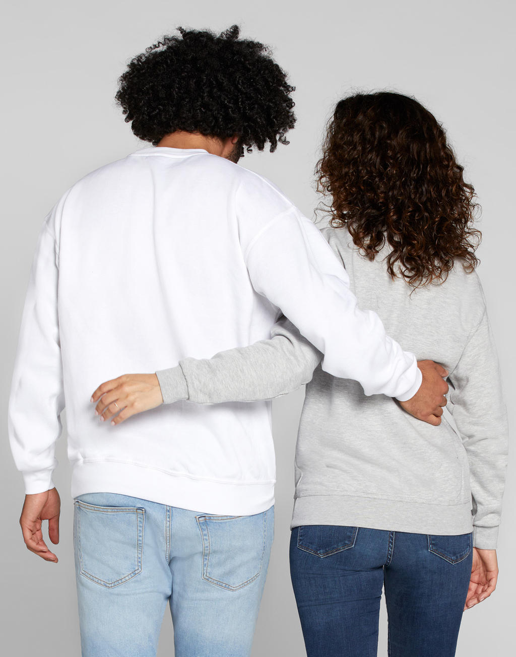 Unisex Crew Sweat in Farbe White