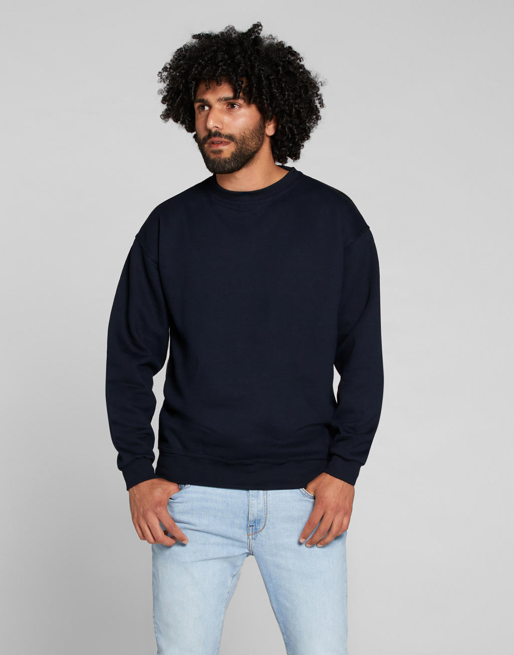 Unisex Crew Sweat in Farbe White