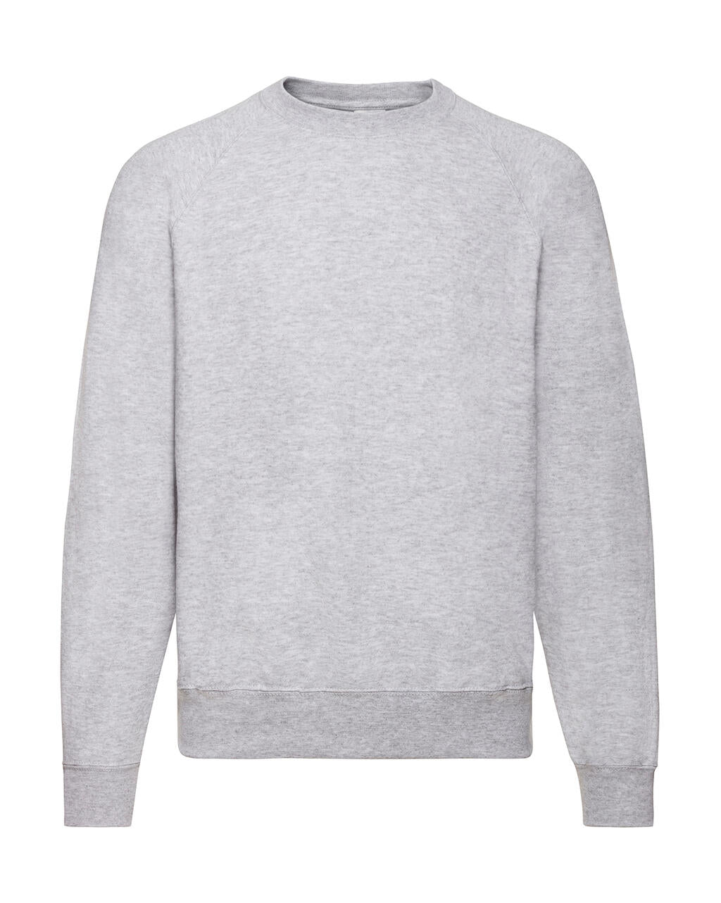 Classic Raglan Sweat in Farbe Heather Grey