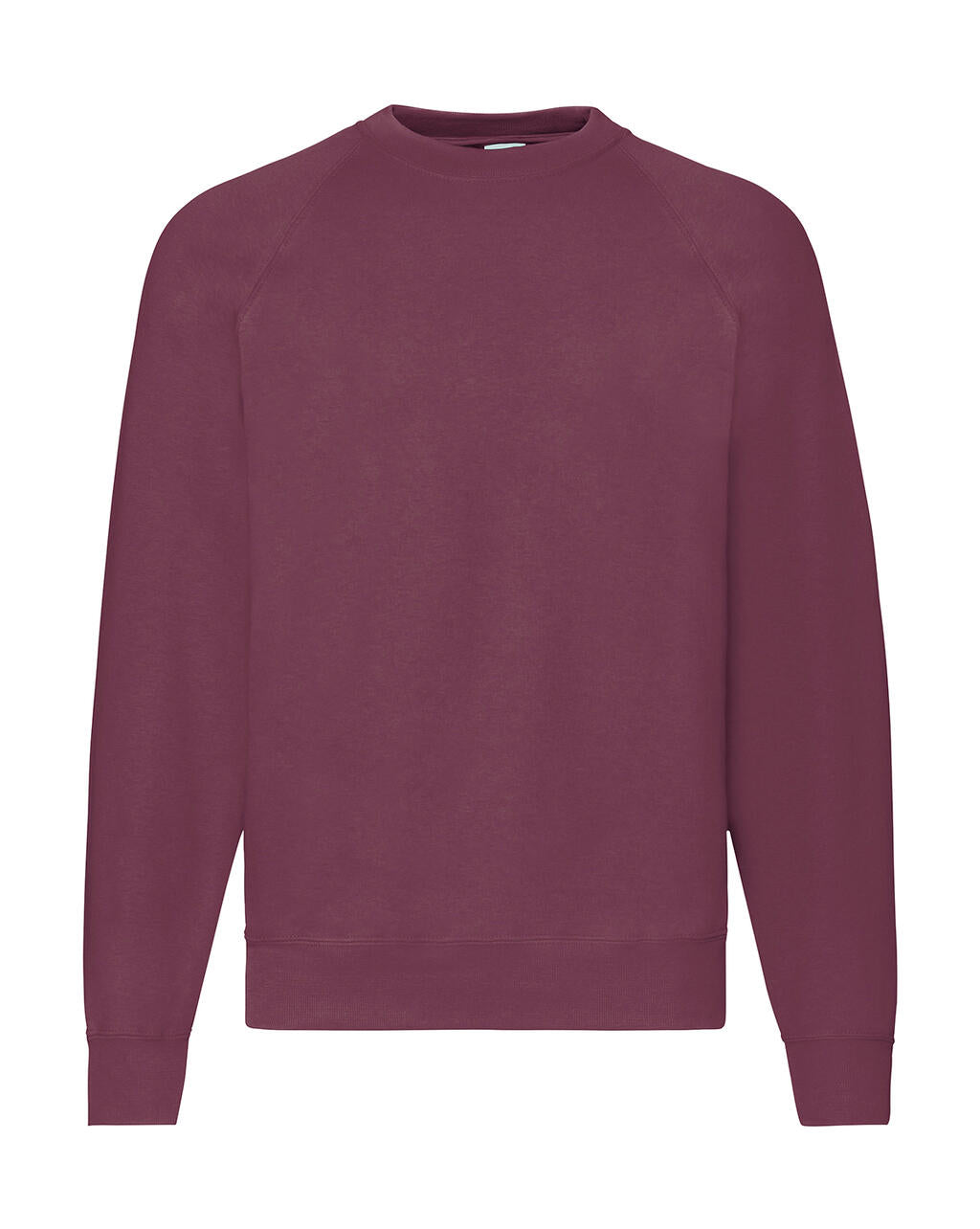 Classic Raglan Sweat in Farbe Burgundy