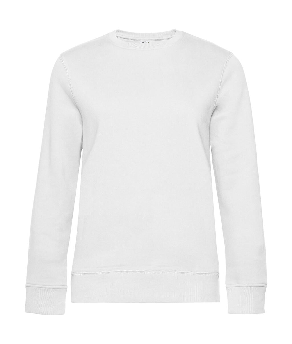 QUEEN Crew Neck in Farbe White