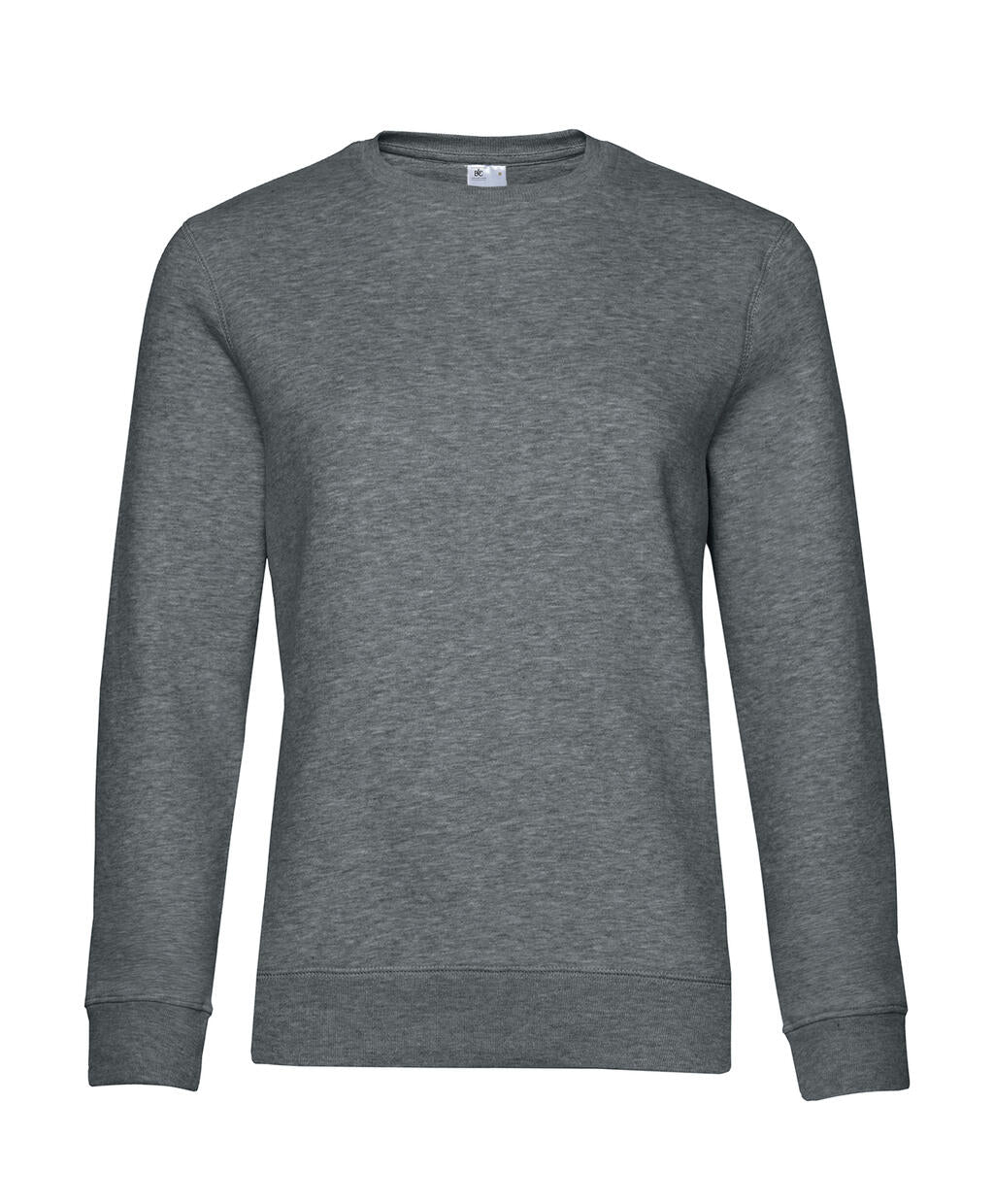 QUEEN Crew Neck in Farbe Heather Mid Grey