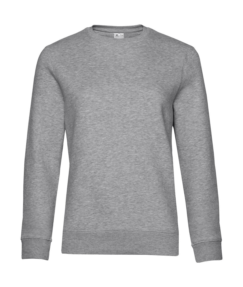 QUEEN Crew Neck in Farbe Heather Grey