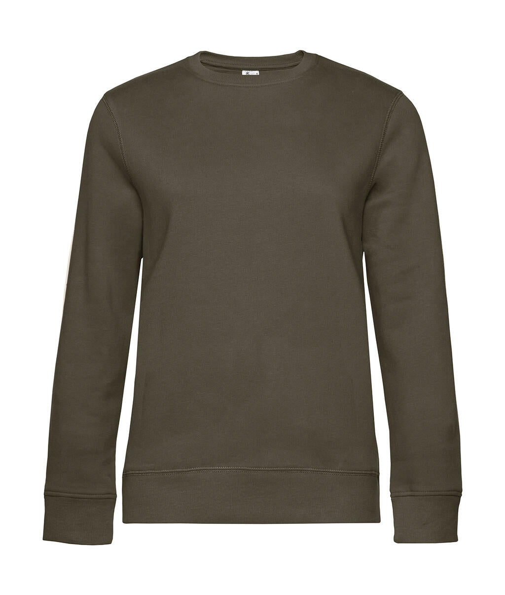 QUEEN Crew Neck in Farbe Khaki