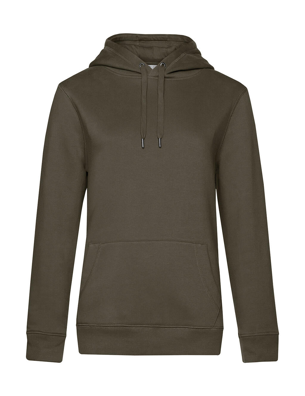 QUEEN Hooded in Farbe Khaki