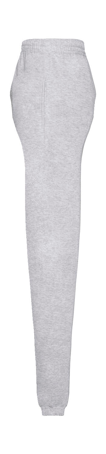 Classic Elasticated Cuff Jog Pants in Farbe White