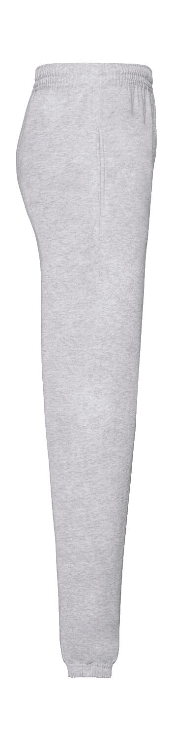 Classic Elasticated Cuff Jog Pants in Farbe White