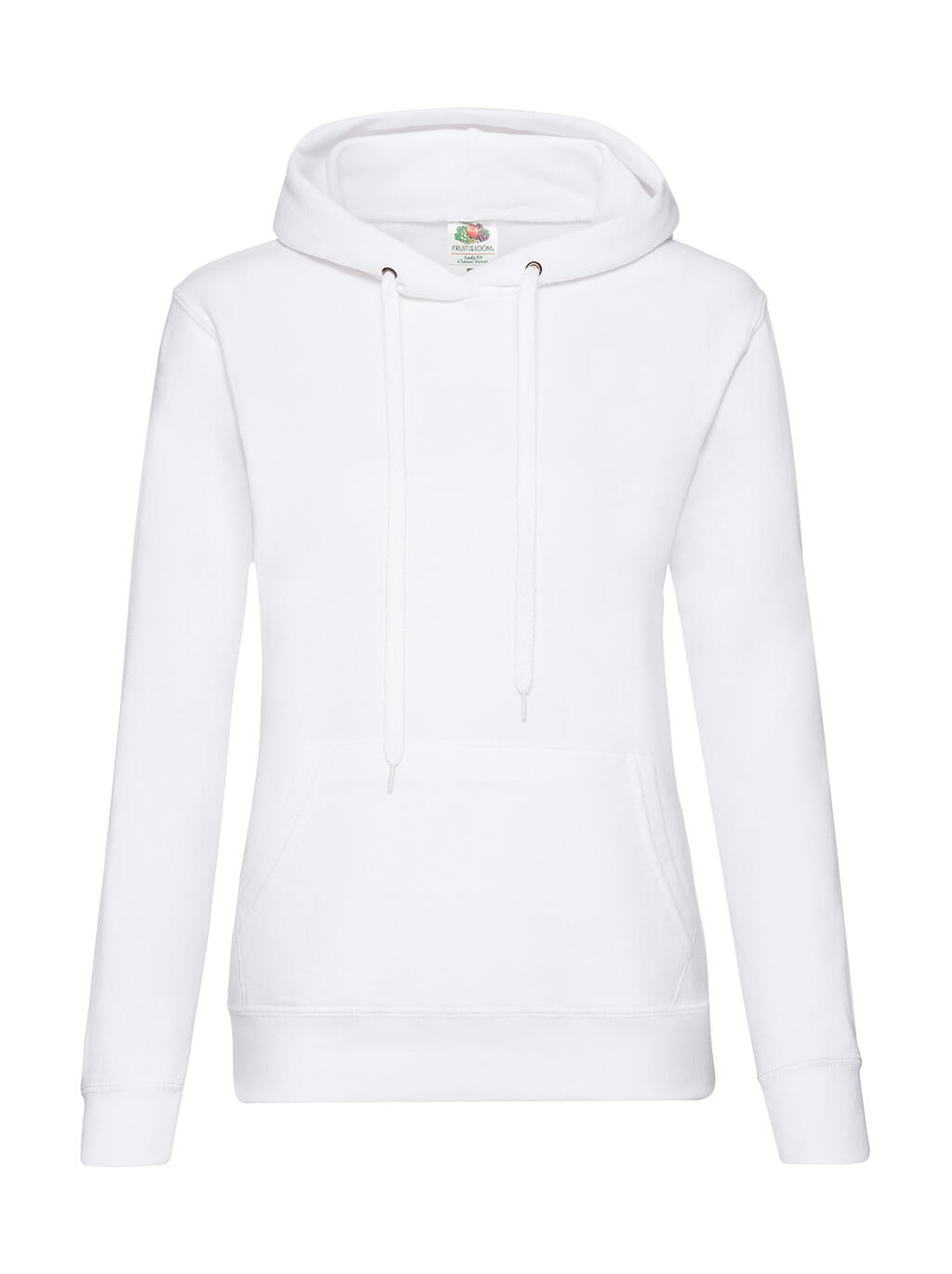 Ladies' Classic Hooded Sweat in Farbe White