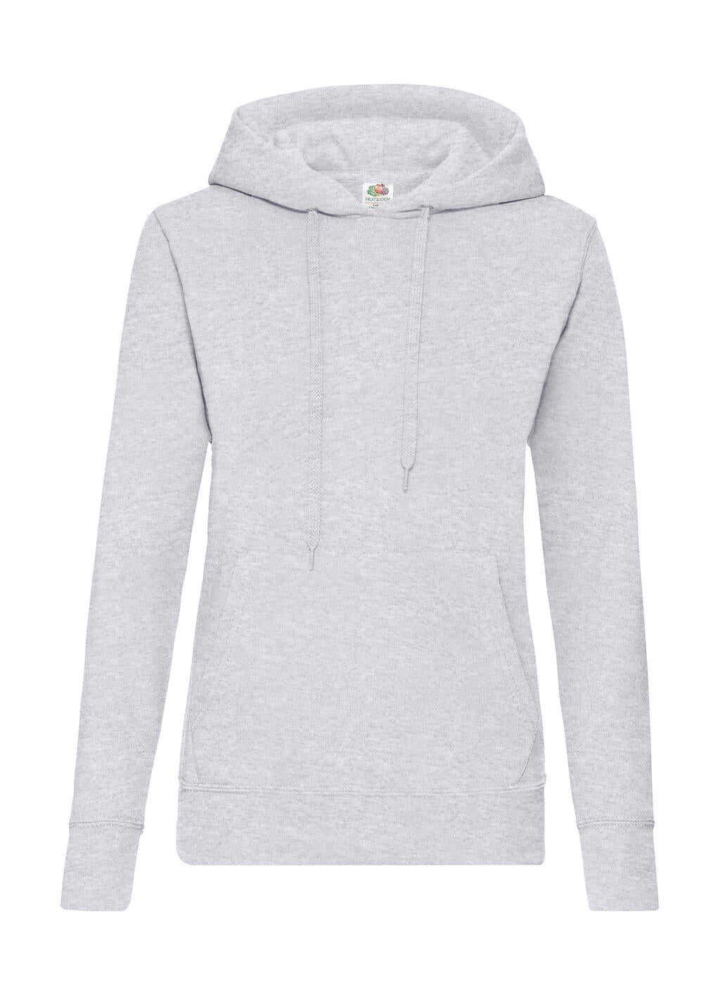 Ladies' Classic Hooded Sweat in Farbe Heather Grey