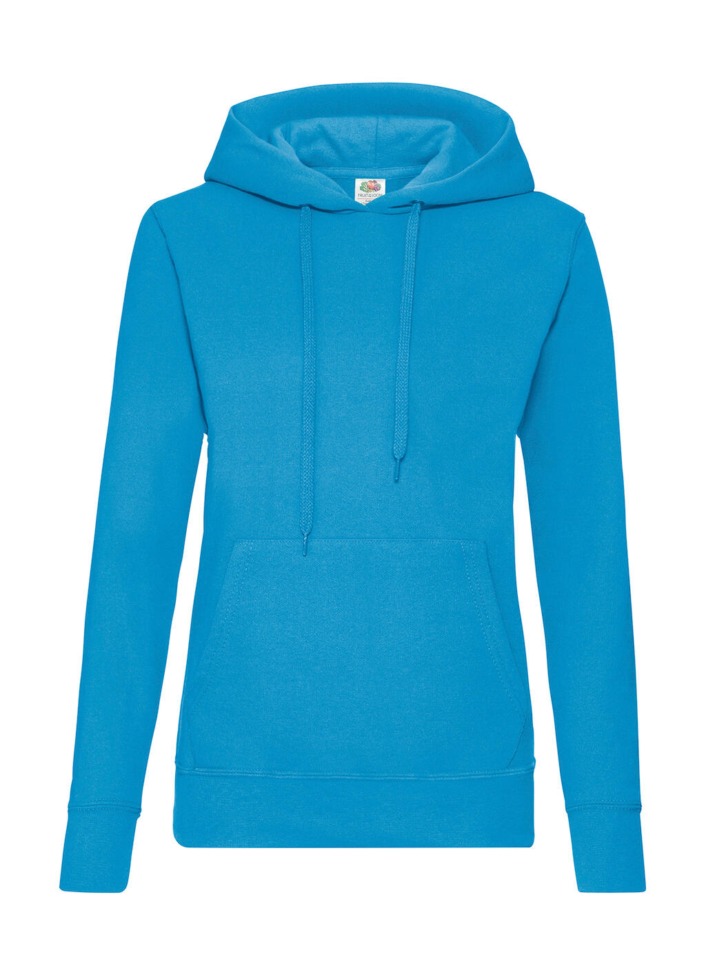 Ladies' Classic Hooded Sweat in Farbe Azure Blue