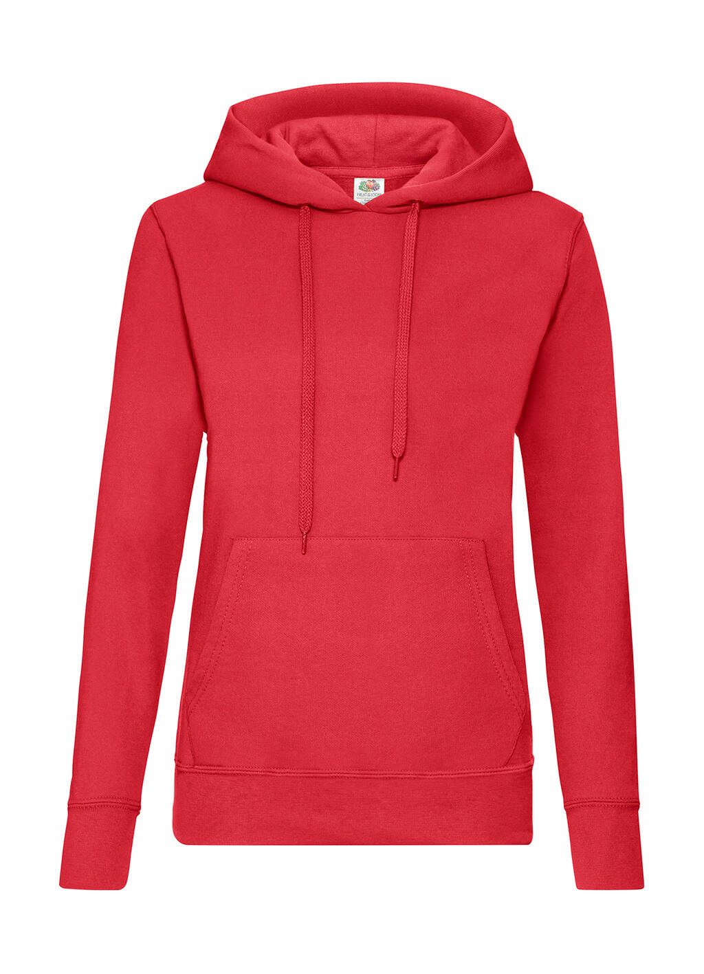 Ladies' Classic Hooded Sweat in Farbe Red