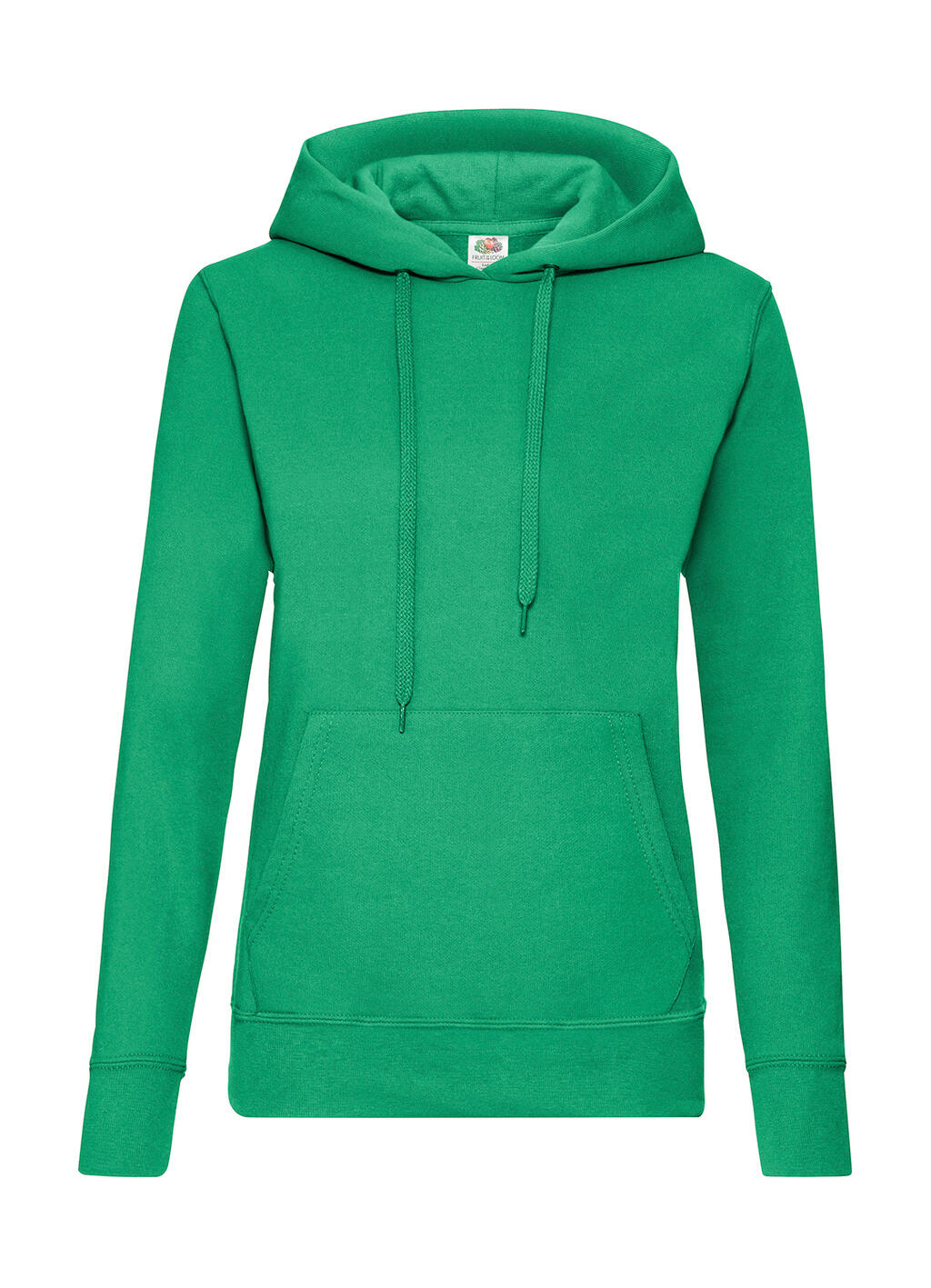Ladies' Classic Hooded Sweat in Farbe Kelly Green
