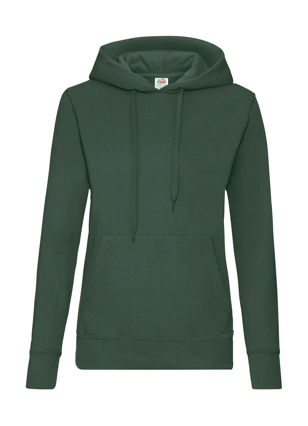 Ladies' Classic Hooded Sweat in Farbe Bottle Green