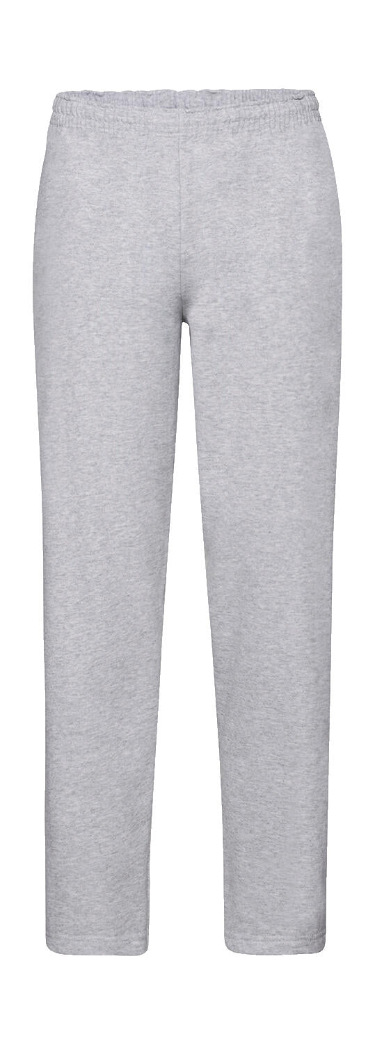 Classic Open Hem Jog Pants in Farbe Heather Grey