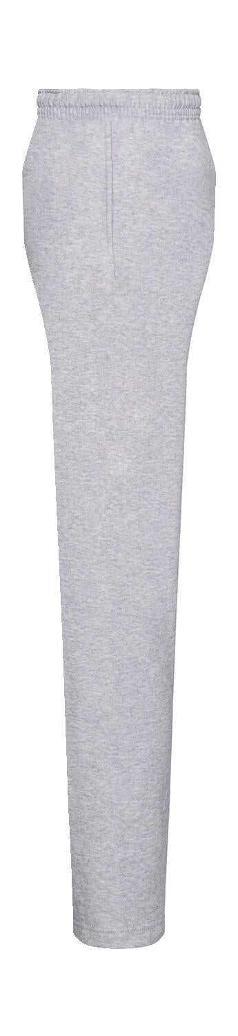 Classic Open Hem Jog Pants in Farbe Black