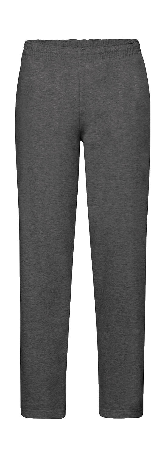 Classic Open Hem Jog Pants in Farbe Dark Heather Grey