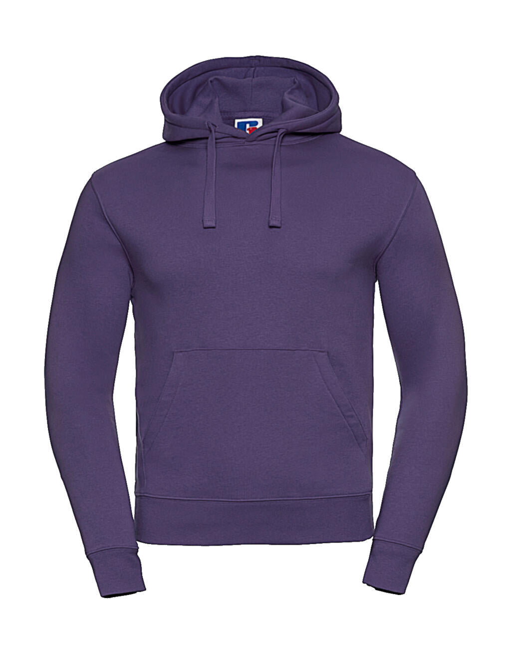Men's Authentic Hooded Sweat in Farbe Purple