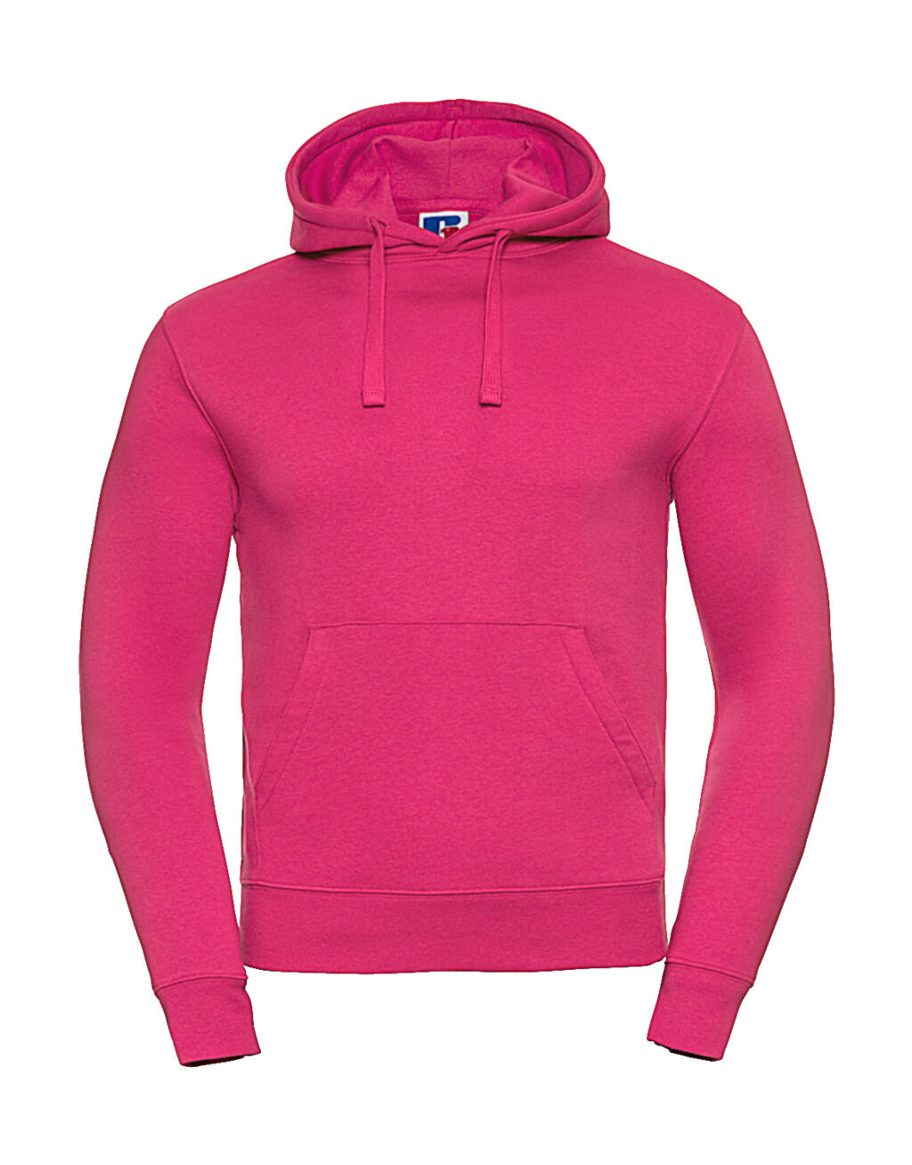 Men's Authentic Hooded Sweat in Farbe Fuchsia