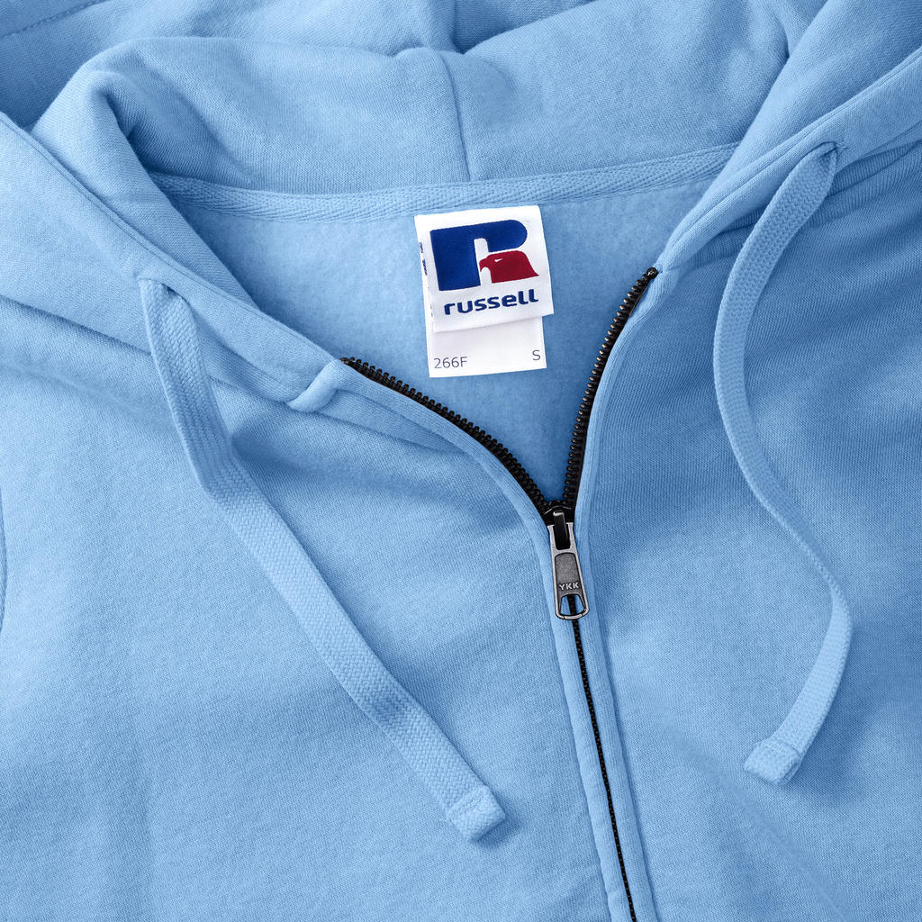 Ladies' Authentic Zipped Hood in Farbe White