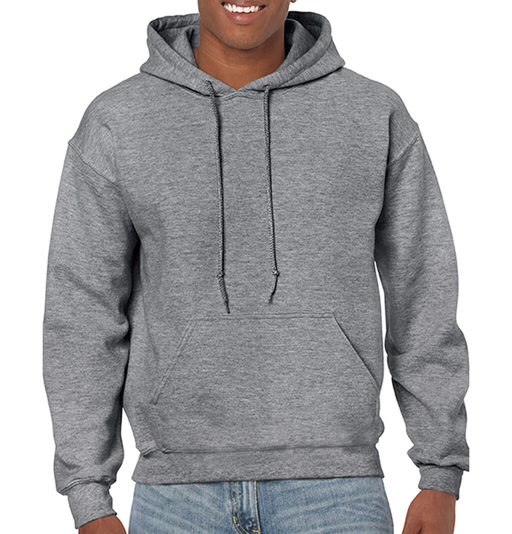 Heavy Blend Adult Hooded Sweatshirt in Farbe Graphite Heather
