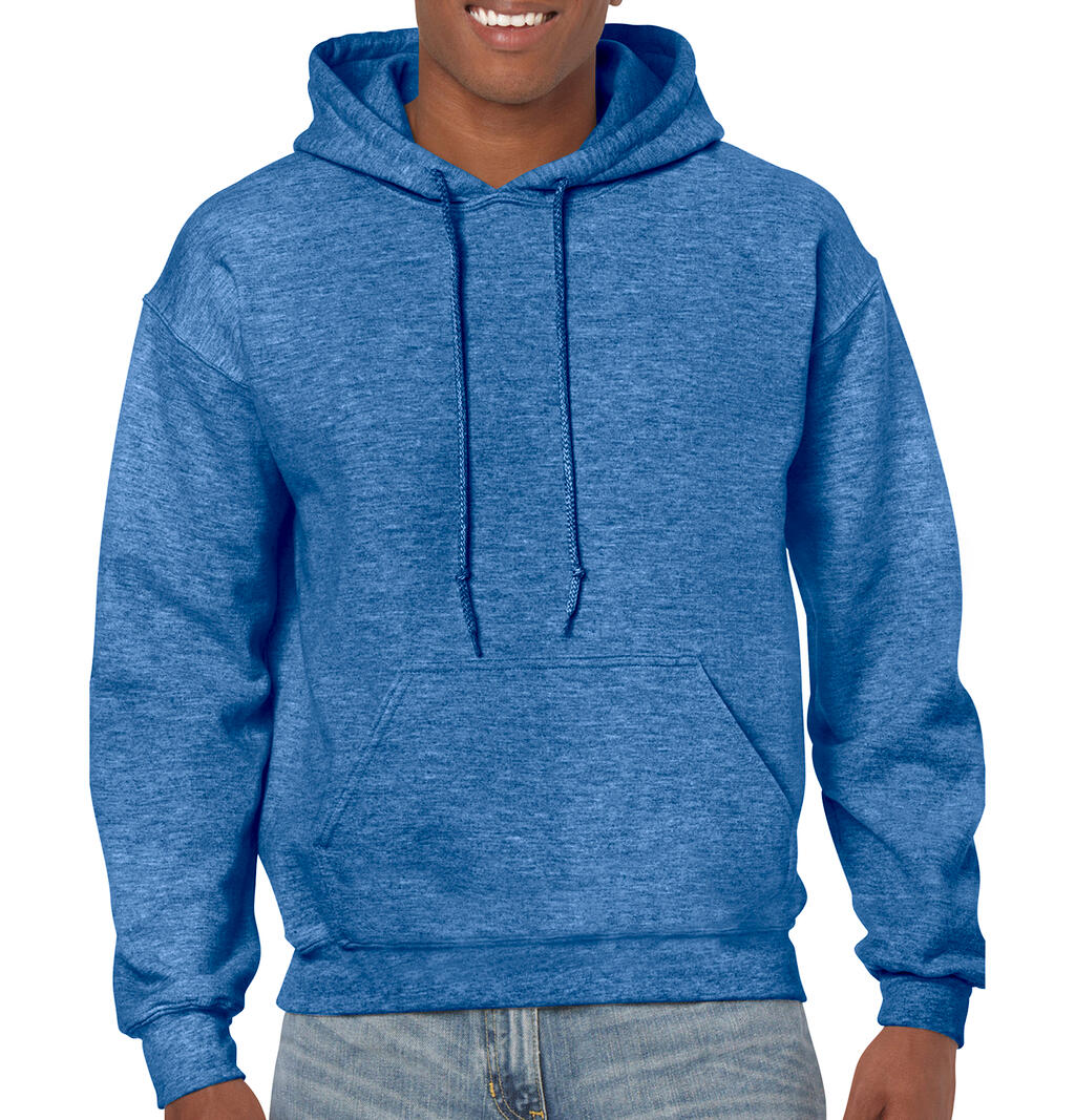 Heavy Blend Adult Hooded Sweatshirt in Farbe Heather Sport Royal