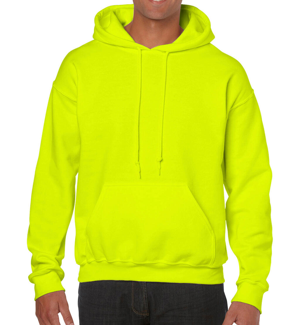 Heavy Blend Adult Hooded Sweatshirt in Farbe Safety Green
