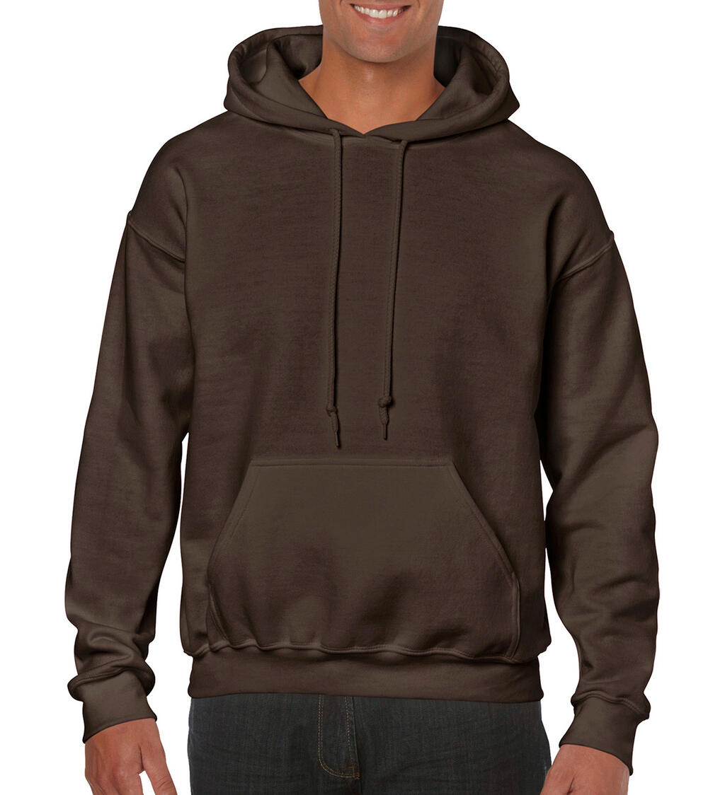 Heavy Blend Adult Hooded Sweatshirt in Farbe Dark Chocolate
