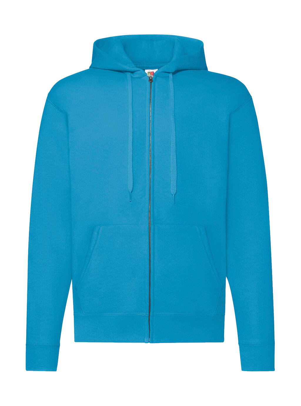 Classic Hooded Sweat Jacket in Farbe Azure Blue