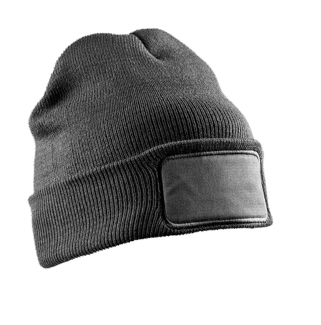 Double Knit Thinsulate™ Printers Beanie in Farbe Grey