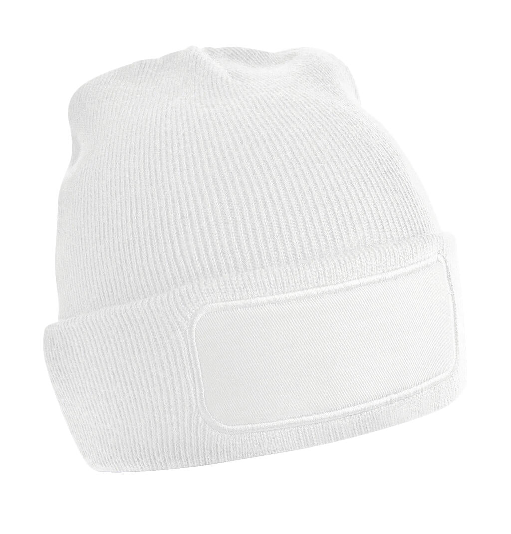 Printers Beanie in Farbe White