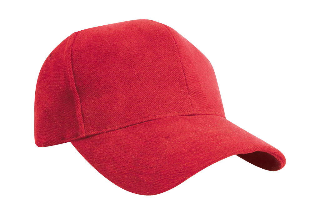 Pro-Style Heavy Cotton Cap in Farbe Red