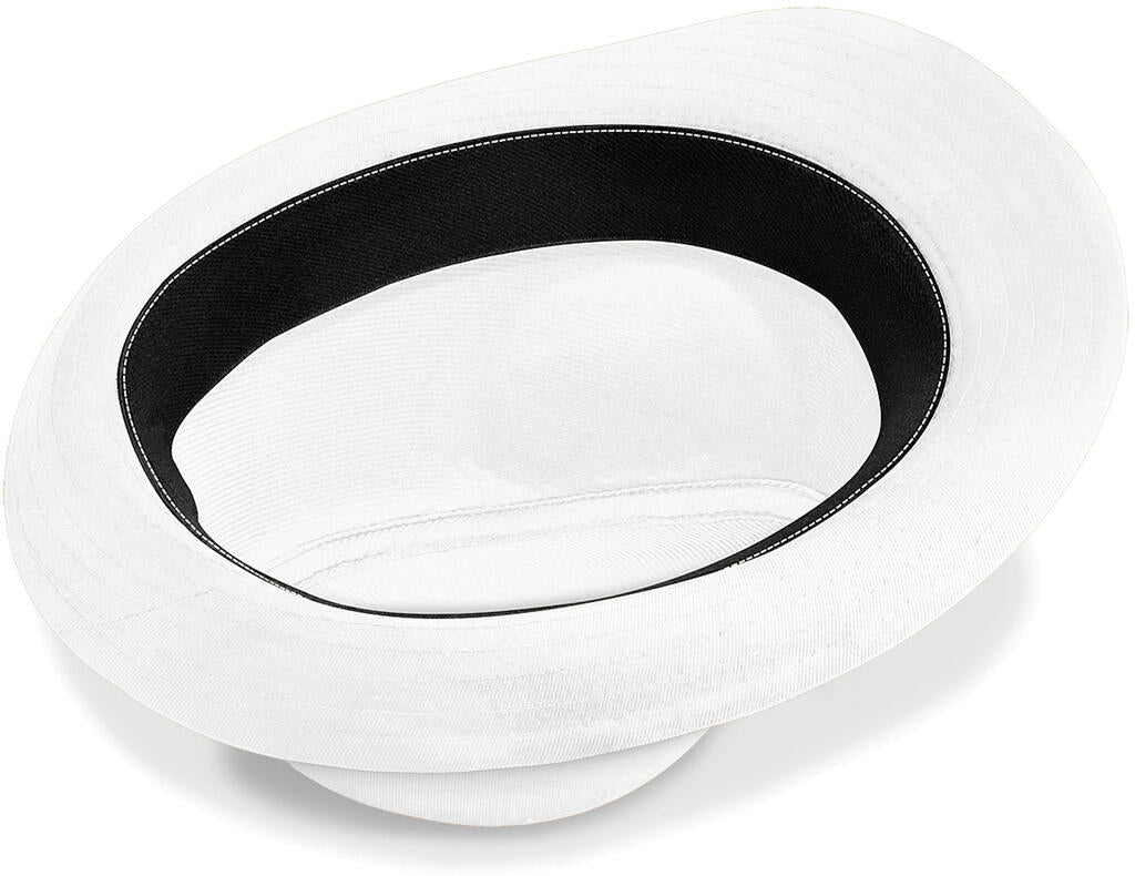 Fedora in Farbe White/Black